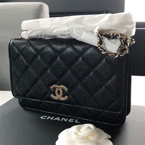 chanel wallet on chain new collection|Chanel wallet on chain price.